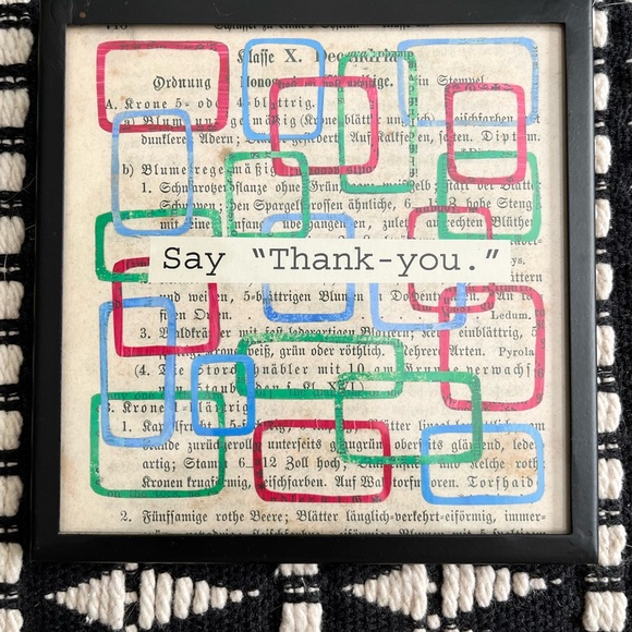 Vintage Smith set of four 5x5 wall decor - Picture 6 of 7